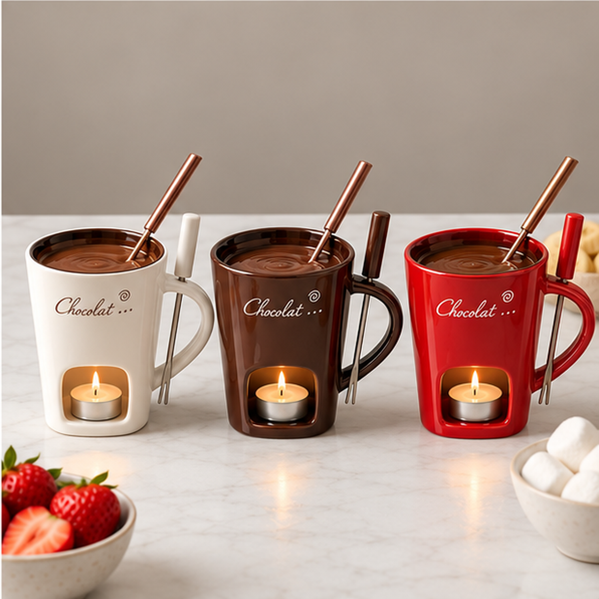 Cozy Cup™ - The Chocolate Fondue Mug