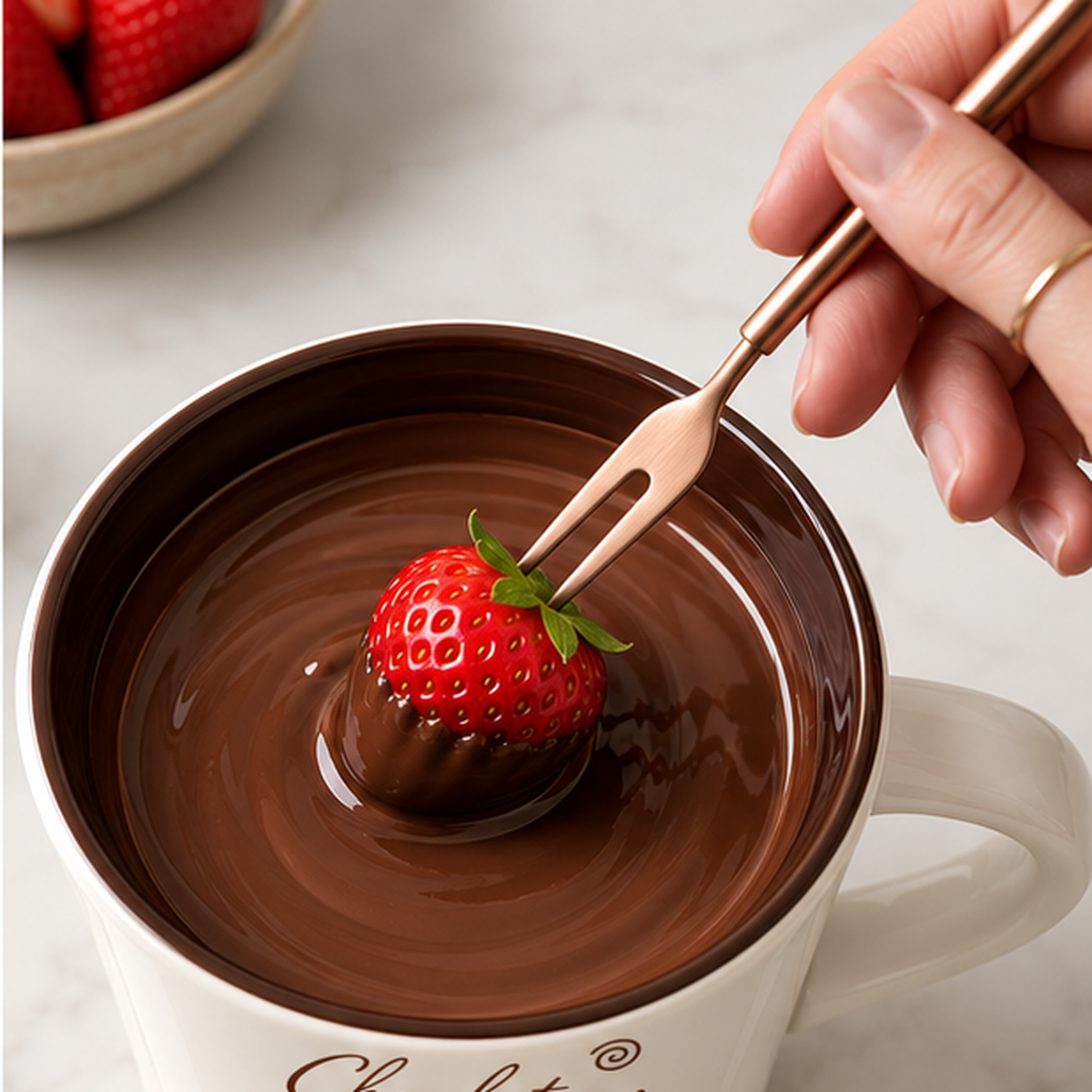 Cozy Cup™ - The Chocolate Fondue Mug